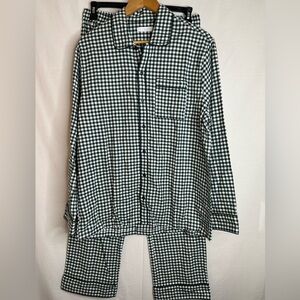 Lake Cotton Flannel Gingham Pajamas Men’s Size Medium